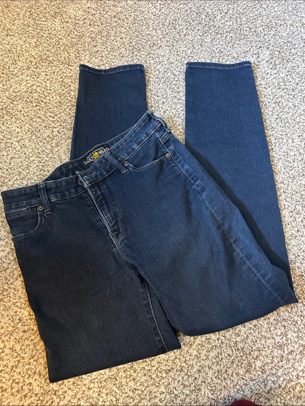 Lucky Brand Women's Straight Leg Jeans - Dark Blue